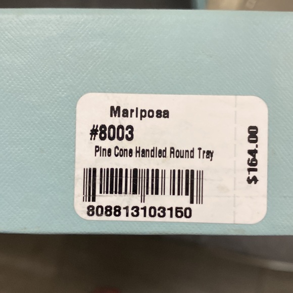 Mariposa platter 14 inches in diameter new - Picture 4 of 4